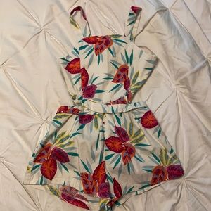 Open back romper